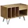 miliboo Boogie 90 x 60 x 45 cm Hellbraun / Schwarz