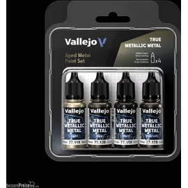 WITTMAX Farbe Set Aged Metal 4x18 ml