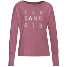 ELBSAND Longsleeve mauve meliert M