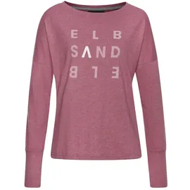 ELBSAND Longsleeve mauve meliert M