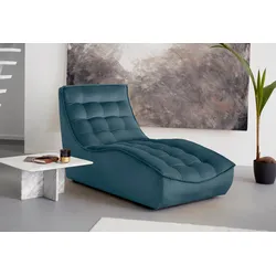 Chaiselongue CALIA ITALIA "Banjo, Designsofa, erstklassiger Sitzkomfort, als Einzelelement", blau (blu), B:81cm H:88cm T:156cm, Sofas, oder als Modulsofa mit den passenden Erweiterungselementen stellbar