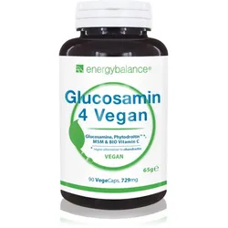 EnergyBalance Glucosamine 4 zur Unterstützung gesunder Gelenke vegan 90 KAP