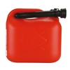 Unitec Benzinkanister 5 l, Kunststoff rot