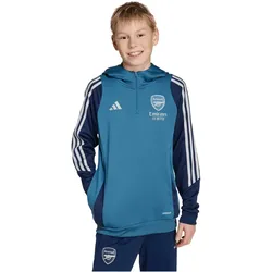 adidas FC Arsenal Trainings-Hoodie Kinder JJ1795 - blanch blue 128