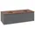 Villeroy & Boch Waschtischunterschrank 2 Auszüge 120 x 36 x 50 cm Anthrazit Matt Lacquer / Warm Walnut