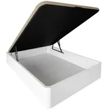 Somnia Descanso Aufklappbares XL Boxspringbett, verstärkt, großes Fassungsvermögen, verstärkter und atmungsaktiver Deckel, 90 x 190 cm