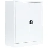 Lüllmann Stahl-Aktenschrank Metallschrank abschließbar Büroschrank 100 x 80 x 38,3cm