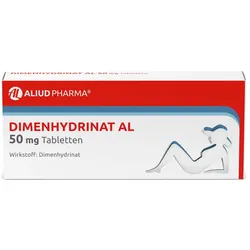 Dimenhydrinat AL 50 mg Tabletten bei Übelkeit und Erbrechen und Schwindel