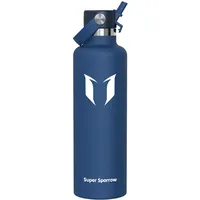 Super Sparrow Edelstahl Trinkflasche 1 l