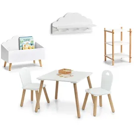 Zeller Kindersitzgruppe Scandi 3-tlg. Kiefer weiß