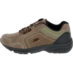 Walkingschuh BRÜTTING "Nordic Walking Schuh Circle", Gr. 44, braun, Veloursleder, Schuhe Damenschuh Herrenschuh Outdoorschuh Schnürschuh Walkingschuh
