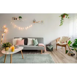 tesso living MARYLOU Vintage-Teppich 155 x 225 cm Grün/Mehrfarbig