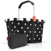 Set carrybag BK, thermocase OY, SBKOY Einkaufskorb mit Kleiner Kühltasche, Mixed dots + Black (70517003)