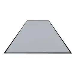 Schmutzfangmatte Colorstar, hellgrau, waschbar, glatter Rücken 7460115200150-C02 , Maße (B x T): 115 x 200 cm