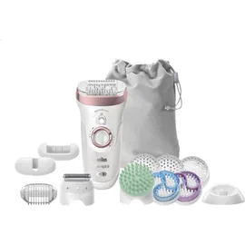 Braun Silk-épil 9 SkinSpa SensoSmart-Set 9/990 weiss/rosegold