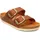 Birkenstock Arizona Big Buckle Nubukleder geölt schmal cognac 39
