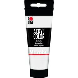 Marabu 120150070 Marabu-AcrylColor 070, 100 ml, weiss