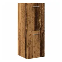 VidaXL Bad-Hängeschrank Altholz-Optik 30x30x80 cm Holzwerkstoff