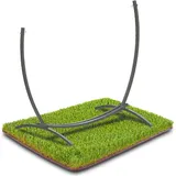 Zolta Hängemattengestell - 2in1-Ständer - Halterung für eine Hängematte oder einen Hängesessel - 350cm / 127cm - Grau - Grau