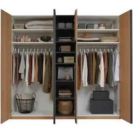 Sconto Drehtürenschrank Toneo 265 x 215 x 60 cm Weiß