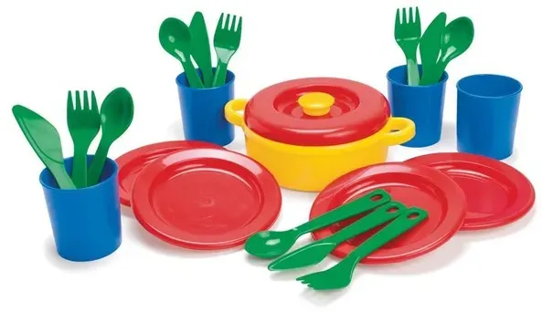 Dinner set in net