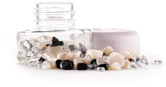 VitaJuwel Edelsteinmix inu! Crystal Jar Yin Yang