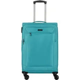 d & n Travel Line 6864 4-Rollen Trolley 66 cm / 63 l petrol