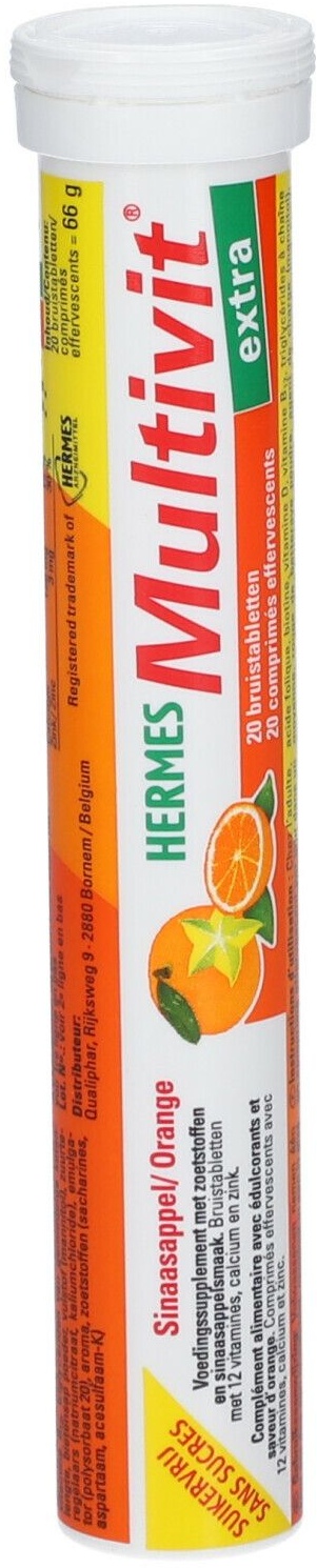 Hermes Multivit Extra 20 pc(s) comprimés effervescents