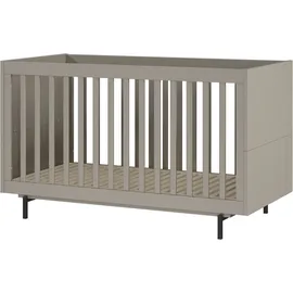 Germania Babybett Tomino 70 x 140 cm Lack Grau