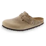 Birkenstock Boston Nubukleder geölt schmal tabacco brown 39