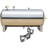 AviiSo Wasserkanister Druckbehälter aus Edelstahl/Wasser für Wasser-/Brunnenpumpe, Horizontale Wasserspeicher-Blasenbehälter mit Luftablassventil und Abnehmbarer Basis (Size : 200L/52.8Gal(95x65cm/37