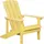 Beliani Muskoka Gartenstuhl 60 x 80 x 100 cm gelb