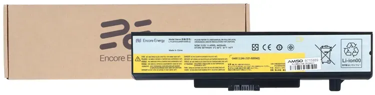 Fabrikneu Akku Encore Energy für Lenovo G500 G510 G580 G710 G480 IdeaPad P580 Y480 Z480 48Wh 10.8V 4400mAh L11L6Y01