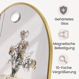 Songmics Standspiegel 60 x 165 cm Gold
