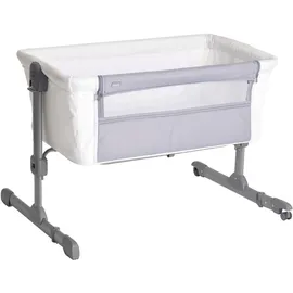 Chicco Next2Me Essential Babybett für Neugeborene, Beistellbett, Kompatibel mit verschiedenen Betten, Höhenverstellbar, Gute Luftzirkulation, Matratze und Tasche inklusive, 0-6 Monate, weiß