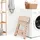 Relaxdays Klapphocker faltbar Beige