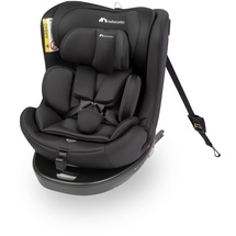 Bebeconfort EvolveFix i-Size, Autositz 360 Drehbar, 0–12 Jahre, 40–150 cm, ISOFIX Kindersitz Drehbar, 9 Kopfstützenpositionen, 5 Liegepositionen, Seitenaufprallschutz, Top Tether, Black Mist