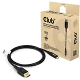 Club 3D USB-C Verlängerungskabel 1 m Schwarz