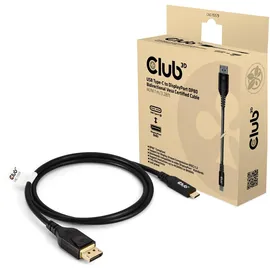Club 3D USB-C Verlängerungskabel 1 m Schwarz