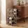 FineBuy Weinregal 34 x 15 x 47 cm Silber