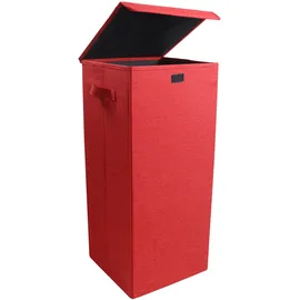VCM Wäschekorb Wäschebox Stoffbox mit Deckel Dreso L