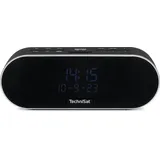 TechniSat DIGITRADIO 53 BT – Premium-Stereo-Radiowecker mit USB-Ladefunktion (DAB+, UKW, Uhr-/ Datumsanzeige, Doppel-Alarm, Sleeptimer, Snooze, Lichtsensor, Bluetooth-Audiostreaming, 20 W) schwarz