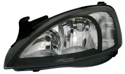 Kristall-Scheinwerfer für Opel Corsa (2001–2006) – schwarz