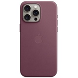 Apple Feingewebe Case mit MagSafe für iPhone 15 Pro Max Mulberry