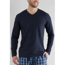 Götzburg Pyjamaoberteil New York Blau XXL