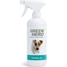 Green Hero Knabber-EX 500 ml Knabberstopp für Hund & Katze Anti Knabber & Ankauen von Möbeln Schuhen u.v.m. Bitterspray Anti Kau Spray Hund