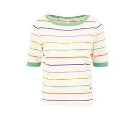 Blutsgeschwister Strickpullover Pretty Preppy - rainbow ribbons stripes S