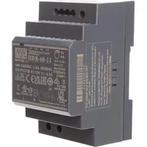MeanWell MEAN WELL HDR-60-12 Hutschienen-Netzteil (DIN-Rail) 12 V/DC 4.5 A 54 W Anzahl Ausgänge:1 x Inhalt 1 St.