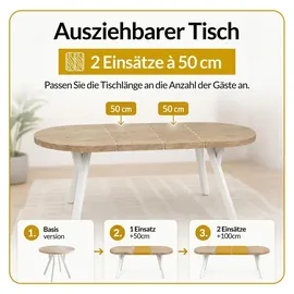 alpi möbel OVO Ø 90 cm bis 190 cm Lefkas