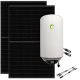 Offgridtec 900W Solaranlage polykristallin 900 W 80L Fothermo Hybrid-Boiler